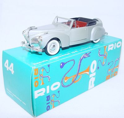 Rio Italy 1:43 LINCOLN CONTINENTAL OPEN CABRIOLET 1941 Model Car