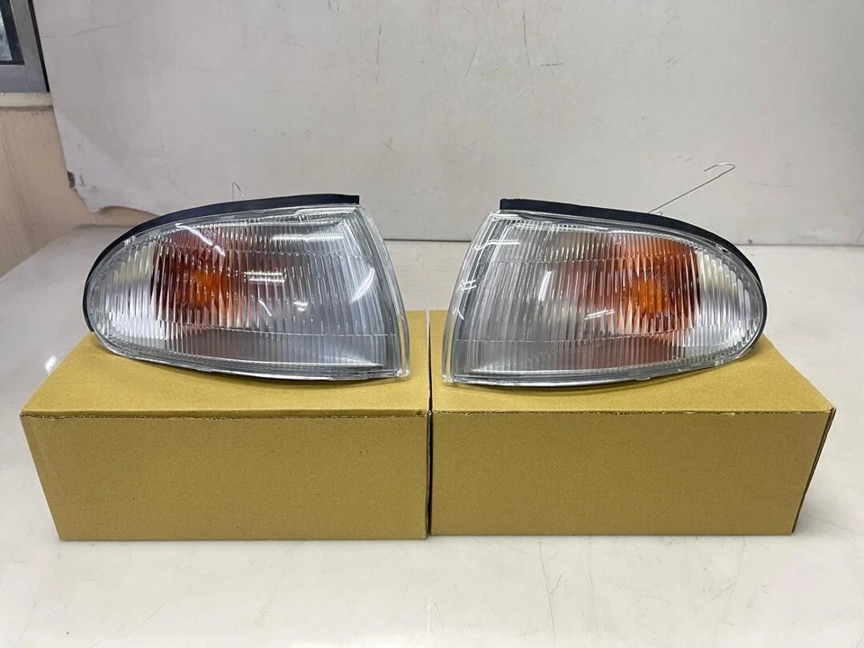 Front Clear Signal Corner Light Lamp Fit For Mitsubishi Lancer CC EVO 123 92-95 — 第 2/4 张图片