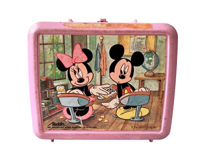 Vintage Disney Mickey & Minnie Mouse Collectable Lunch Box