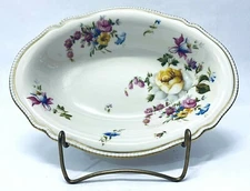 Castleton Ascona 11" Oval Vegetable Bowl - Replacement China Dinnerware Floral 