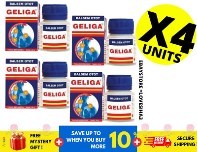 Balsem Otot Geliga Double Heat Muscular Balm 20 Gram ( X 4 )