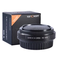 K&F Concept Canon FD Lenses to Canon EOS EF Lens Mount Adapter with Optic Glass