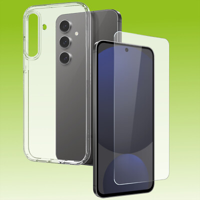 Handy Hülle + 9H Schutzglas für Samsung Galaxy S / A Serie TPU Full Cover Set