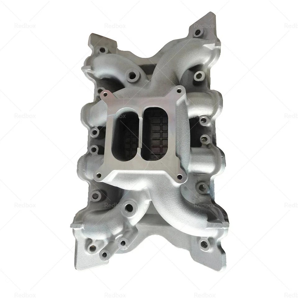Intake Manifold, For SB Ford 302, 351 Cleveland, Dual Plane, Aluminium - image 3 of 4
