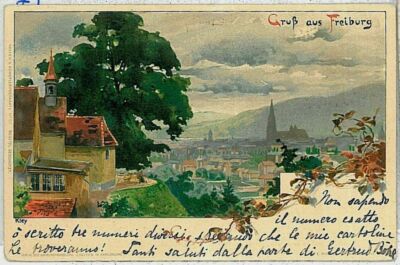 33740 - Ansichtskarten VINTAGE POSTCARD - Deutschland GERMANY - Freiburg i. Br. 
