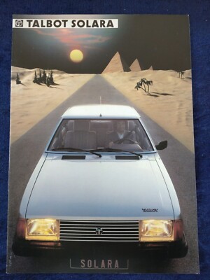 Talbot Solara GL SX Prospekt 1984