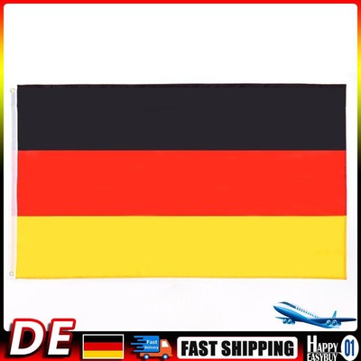 3x5FT Germany Banner Polyester Deutschland German Flag Vivid Color High Quality