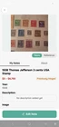US Stamp Collection Album 1900-1944 Historical Figures,