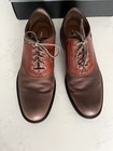 Johnston & Murphy Shoe Mens 10 Brown Nubuck Leather Tabor Saddle Oxford — photo 5