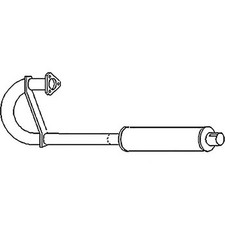 Mf3410 Vertical Exhaust Assembly Fits Massey Ferguson To35 135 35 Mf-35