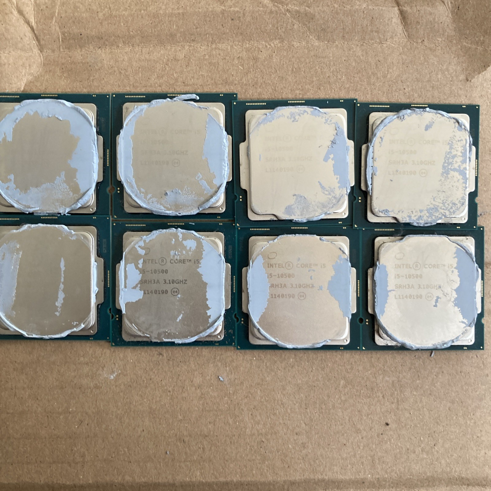 Lot Of 8- Intel Core i5-10500 SRH3A 6-Core 12-Thread 3.10GHz LGA1200 ...