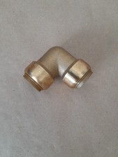 Pegler Yorkshire T12 Tectite Classic 22mm Brass Elbow - Demountable