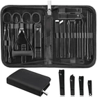 Professional Nail Clippers Set Stainless Steel Manicure Pedicure Kit, 26 Pcs