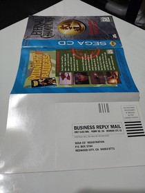 Eternal Champions Challenge From the Dark Side Sega CD Manual Registration Only