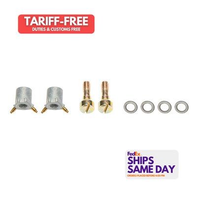 Holley 121-40, Kit Natural Aluminum Pump Discharge Nozzle Performance Parts