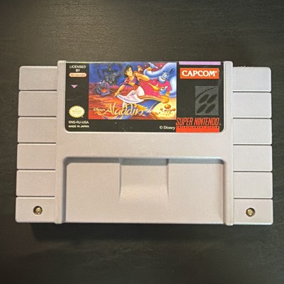 Disney's Aladdin (Super Nintendo Entertainment System, 1993) Tested Authentic
