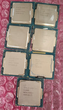 CPU LOT OF 7 I3-6100 I3-9100 I5-8500 I7-3770S  SEE Description
