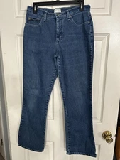 FDJ French Dressing Jeans Size 10P Boot Cut Dark Blue Preowned