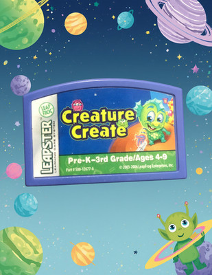 LEAP FROG LEAPSTER GAME CARTRIDGE - Creature Create