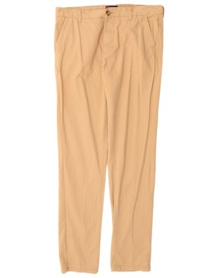 Kangol Herren Slim Chino Hose W34 L31 Beige Baumwolle DQ14