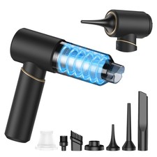 Brushless Handheld Vacuum, 15000Pa Strong Suction Cordless Car Vacuum with 2 ...