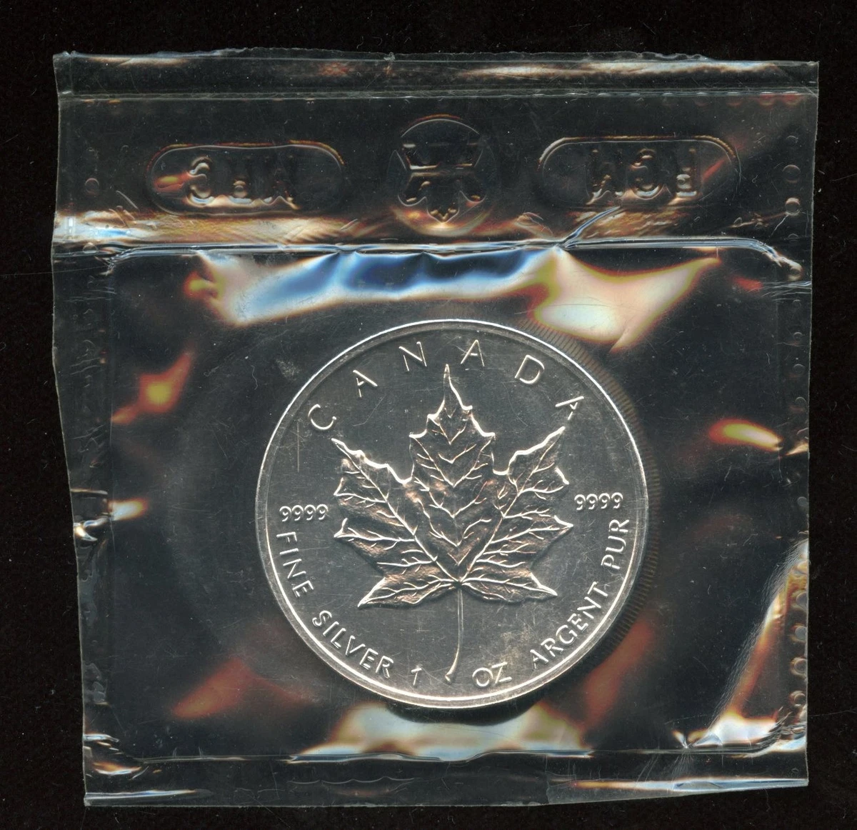 Canadian Maple Leaf Uncertified Silver Bullion Coins 1997 for sale