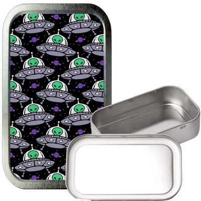 Little Green Men 1oz Silberdose, Pocket Storage Box, Pillendose, Räucherdose