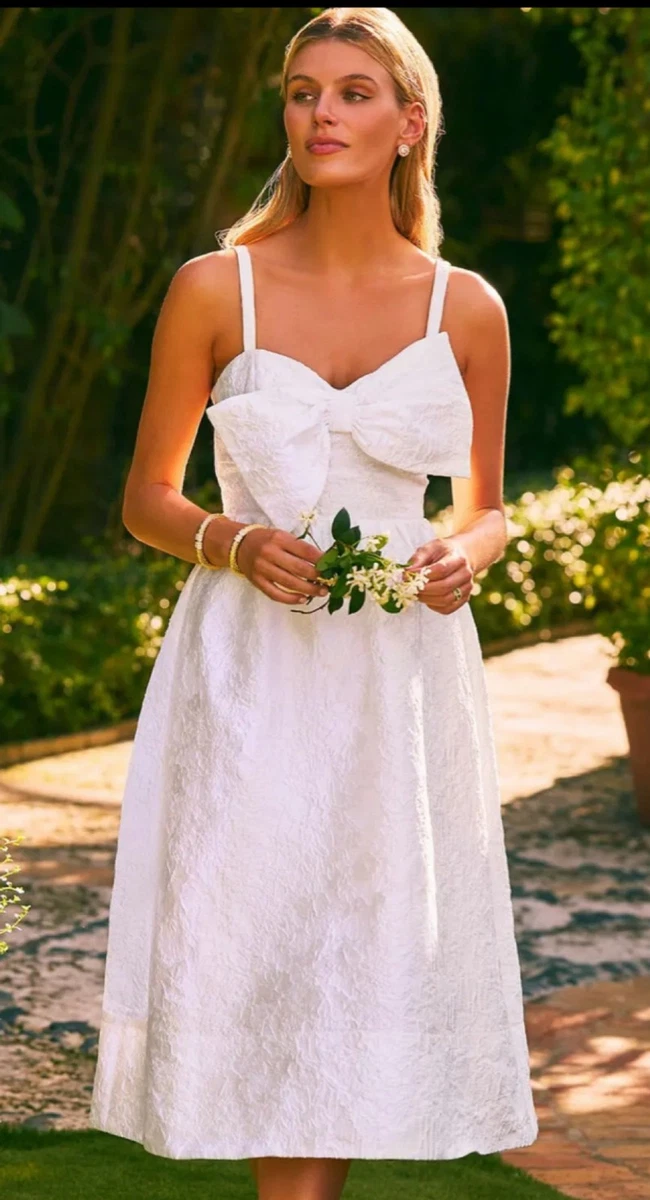 lilly pulitzer white dress with gold Jacquard Dresses for Women for sale gold-wedding-dresses