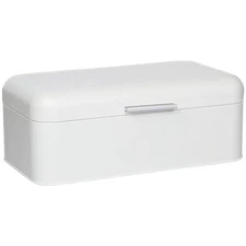 Culinary Couture Extra Large White Bread Box for Kitchen Countertop - Holds 2...