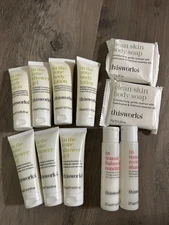 Thisworks Lot of 11 Travel Size Toiletries Gel Lotion Bar Soap Shampoo Condition