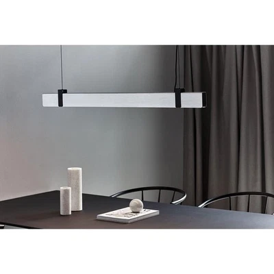 LED Pendelleuchte Lilt Stahl gebürstet 28W 2200lm warmweiß Lampe 3Stufen-Dimmbar - Bild 1 von 4