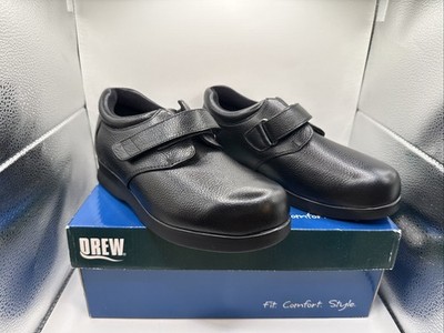 Drew Journey II Walking Shoes Men's Size 6.5 Black Diabetic Orthotic Therapeutic