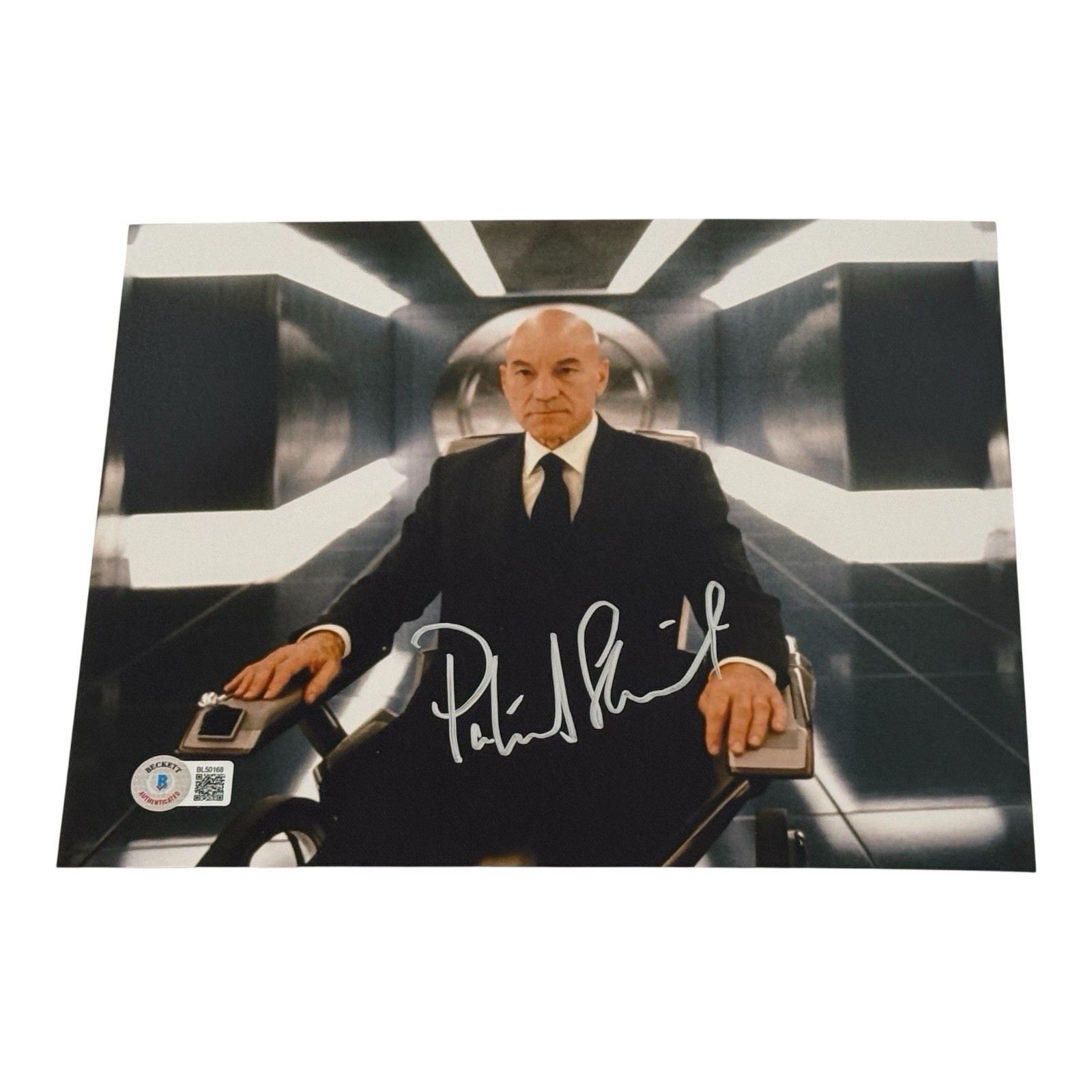 Patrick Stewart Signed 8x10 Photo Beckett COA X-Men Professor X Star Trek Picard