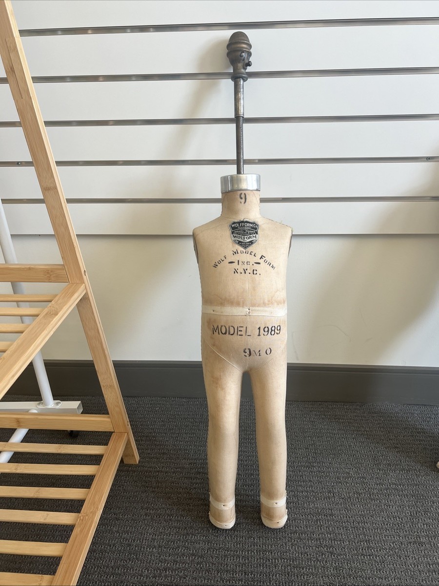 Vintage Wolf Child Dress Form Mannequin 9 Months Model 1989 NYC | eBay