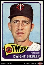 1965 Topps #326 Dwight Siebler Twins 3 - VG
