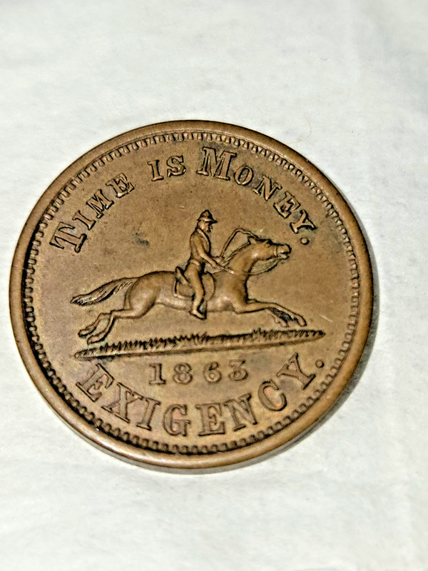 Civil War Storecard New York City N.Y. 630-AK-1a R-1  Hussey's Special Msge.Post