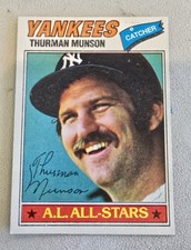 1977 Topps A.L. All-Stars Thurman Munson #170 New York Yankees Baseball Card