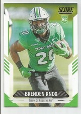 2021 Score Brenden Knox Rookie #366 Marshall Thundering Herd RC