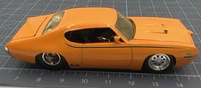 1969 Pontiac GTO Judge Pro Stock Orange 1/24 Diecast Car Jada Bigtime Muscle