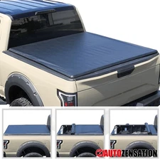 Fits 2005-2023 Frontier King Cab 6ft Truck Bed Soft Vinyl Roll-Up Tonneau Cover