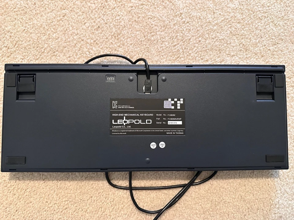 Leopold FC980M 98keys High-End Mechanical Keyboard Cherry MX Brown - Image 4 of 4