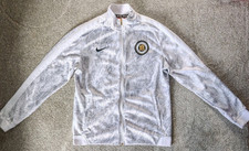 Nike F.C. Track Top N98 AOP GFX White Grey Marble 642424-100 Size Large