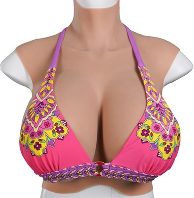 NEW  Breast Forms ( I Cup, Tan ) Realistic MASSIVE JUGGS QUALITY.  