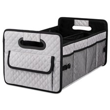 Car Trunk Organizers and Storage for SUV, Collapsible Multi Compartment Conta...