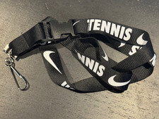 Brand New Nike Tennis Camps Lanyard Black/White