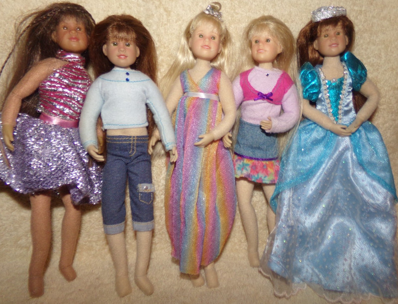 Only Hearts Club Doll Lot of 5–Anna Sophia, Taylor Angelique, Olivia Hope-Outfit