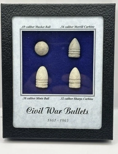 FOUR CIVIL WAR BULLETS .52 / .54 / .58 / .69 Calibers