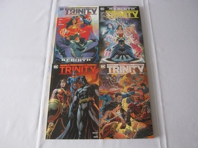 4 x Trinity Batman Wonder Woman Superman Band 1,2,3,4   DC Panini Comics 2017-19