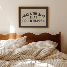 Motivational Quote Poster Dopamine Decor 24x36 in Unframed Wall Art