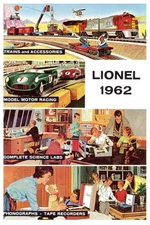 🎨 Lionel 1962 Poster - Retro Train & Toys 🚂 Hi-Res 💎 Rare Reprint 24x36”